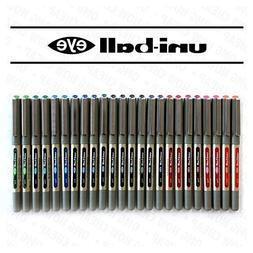 Uni-Ball Eye Fine UB-157 Rollerball Coloured Pens Assorted C