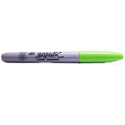 Sharpie Fine Point Permanent Marker, Green, Pack of 24