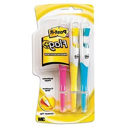 Flag + Highlighter, Blue/Yellow/Pink, 50 Flags/Pen, 3/Pk