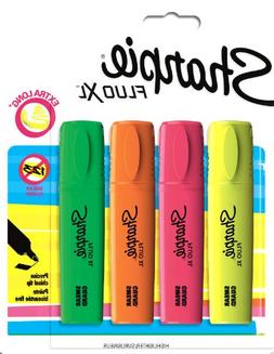 Sharpie Fluo XL Highlighter, Chisel Tip - Assorted Colours, 