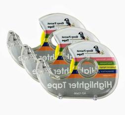 Tape Removable, 3 Pack All Yellow,