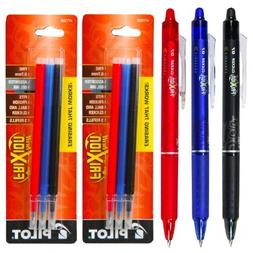 Pilot FriXion Clicker Retractable Gel Ink Pens, Eraseable, F