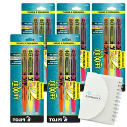 Pilot Frixion Erasable Highlighter, Yellow, Pink, Orange, 15