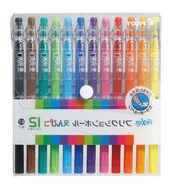 Pilot FriXion Pencil, 0.7mm Ballpoint Pen, 12 Colors Set 