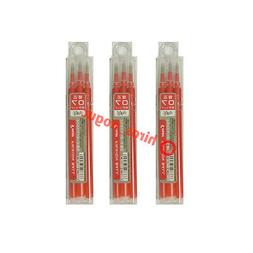 Pilot FriXion Refill 0.7mm, Red 3packs Erasable Roller ball 