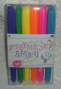 Fruity Scented Pens 6-Packs  Ages 5+