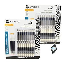 Zebra G-301 Steel Retractable Gel Pen with 0.7mm Medium Poin