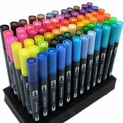 72 Art Markers 0.4mm Fine Liners & Brush Tip Watercolor Pen 
