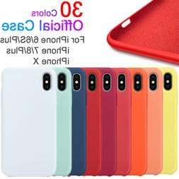 Original Silicone Case Shockproof Liquid Gel For Apple iPhon