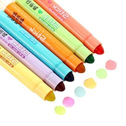 Set, Solid Gel Highlighters Assorted Colors, Pack Of 6