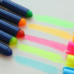 Fluorescent Trend Twist Up Markers Pen Office Stationery
