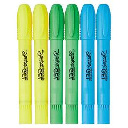 Sharpie Gel Stick Highlighter, Bullet Tip, Assorted Colors, 