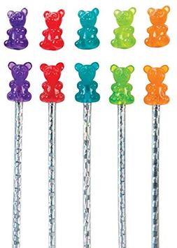 Raymond Geddes Gummy Bear Scented Pencil Topper, 24 Pack 
