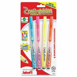 Pentel Handy-line S Retractable Highlighter, Chisel Tip, Ass