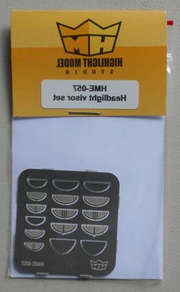 HEADLIGHT VISOR SET 1:24 1:25 HIGHLIGHT MODEL CAR MODEL PART