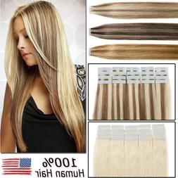 Highlight Invisible Glue Tape In THICK 100% Remy Human Hair 
