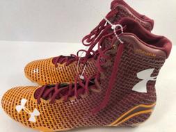 Under Armour Highlight Lux MC Cleats Size 16 Orange/yellow D