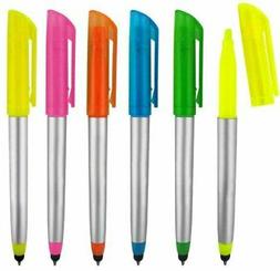 Marker With Pen And Stylus Combo With Chisel Tips, Comes In 