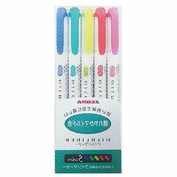 Mildliner, 5 Bright Color Set