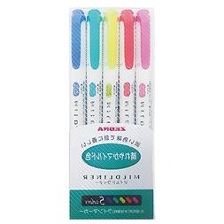Mildliner, 5 Bright Color Set