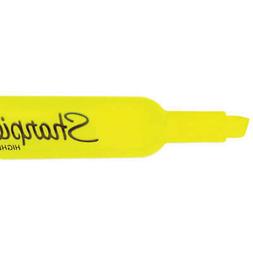 SHARPIE Highlighter,Tank,Ylw,Chisel,PK12, 25025