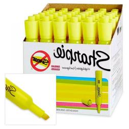 Sharpie Highlighters,Chisel Tip, Fluorescent Yellow Thick Ba