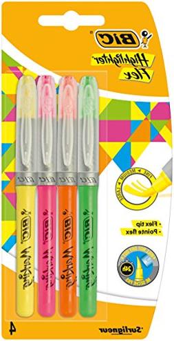 S Flex Assorted Fluorescent Colours 4 Pack