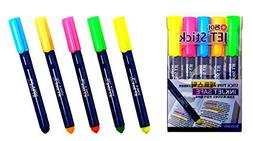 Highlighters,Inkjet Safe Jet Stick Solid Gel, Assorted Color