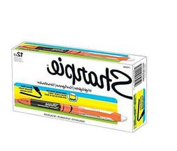 Sharpie Highlighters, Chisel Tip, Fluorescent Orange, Box of