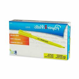 Paper Mate Intro Highlighter, Chisel Tip, Fluorescent Yellow
