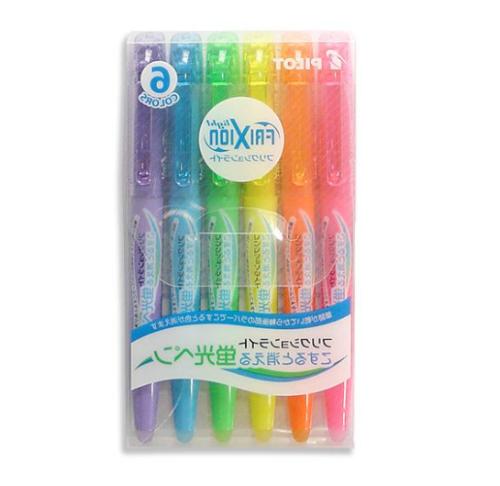 Frixion Light  Erasable Pen 6 Color Set Free Ship From Japan