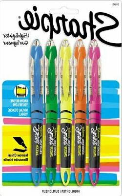 S-liquid Highlighter, Narrow Point, 5/st, Assorted