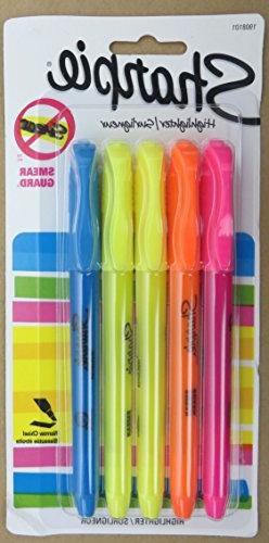 Sharpie Accent Pocket Style Highlighters, Chisel Tip, Assort
