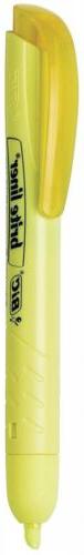 BIC Brite Liner Retractable Highlighter, Chisel Tip, Yellow,