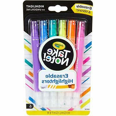 Take Note Erasable Highlighters, Cool School Supplies, Chise
