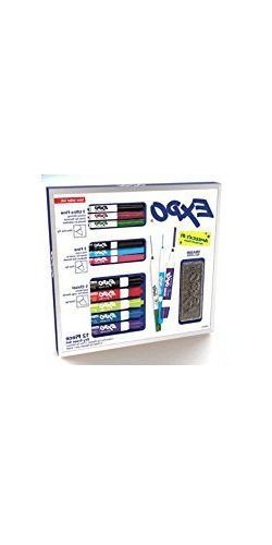 Expo Low Odor 12 Piece Assorted Tip Dry Erase Marker Set 
