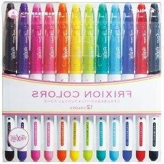 Pilot Frixion Colors Erasable Marker - 12 Color set /Value s