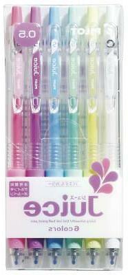 Pilot Gel Ballpoint Pen Juice 0.5, 6 Pastel Color Set 