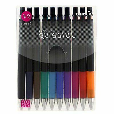 PILOT Juice Up Gel Ink Ballpoint Pen Knocking Type 0.4mm 10 
