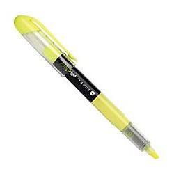 S With Chisel Tips, Yellow, Pack Of 5