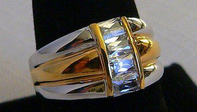 Park Lane "Highlight" Ring  Princess Cut Square CZ's Pretty!