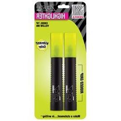 Zebra Zazzle Tank Highlighter, Yellow, 2 Pack 