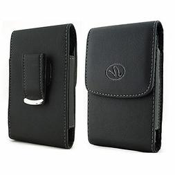 Leather Belt Clip Case Pouch Cover T-Mobile Samsung Phones