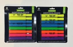 Pen+gear 8 Pack ~ Jumbo Highlighters ~ 6 Assorted Colors