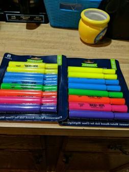 Pen+gear 8 Pack ~ Jumbo Highlighters ~ 6 Assorted Colors