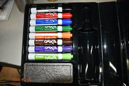 EXPO Low-Odor Dry Erase Marker Eraser Chisel/Fine 12 /Set