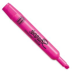 - Marker Point Style: Chisel - Ink Color: Pink - Barrel Colo