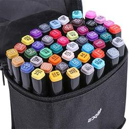 Zongii 48 Colors Markers- Dual Tips（Fine Tip& Broad Tip）