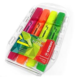 &ndash; Green, Pink, Orange, Yellow &ndash; Wallet Of 4 &ndash; 275/4-07