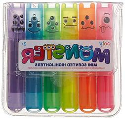 International Arrivals Mini Monsters Scented Markers, Set of